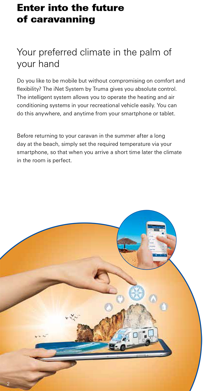 Truma iNet for Adventa air conditioning combi boiler and saphir air conditioning page 2